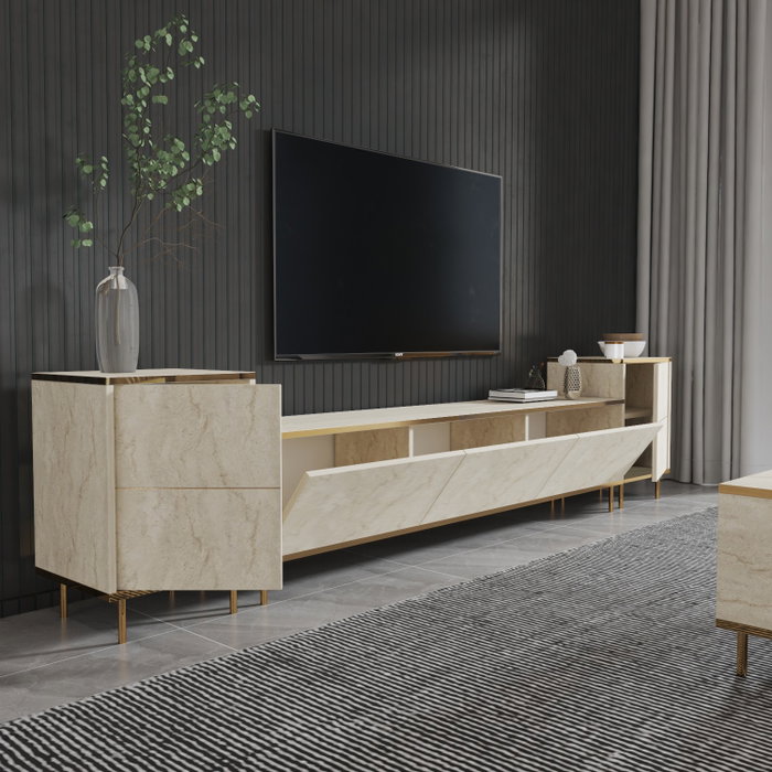 Hanah Home Imaj - Travertino, Mueble de TV Hanah Home Imaj - Travertino, Mueble de TV